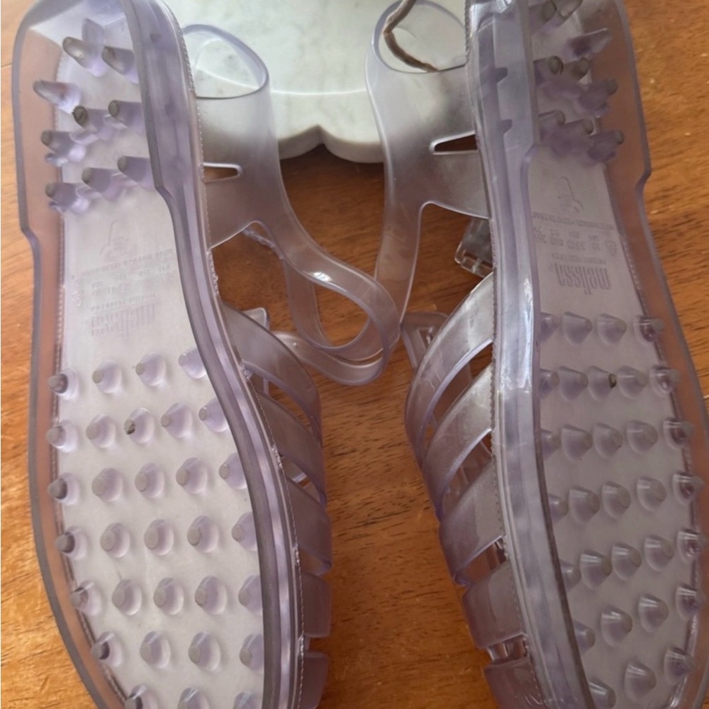 Melissa Transparent Lavender Jelly Sandals - Picture 6 of 6